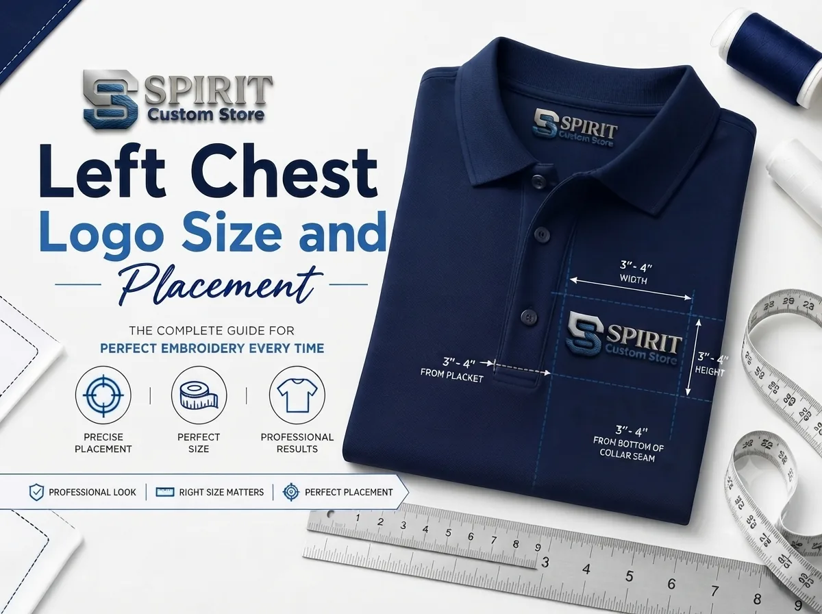 Premium embroidery threads and materials used at Spirit Custom Store
