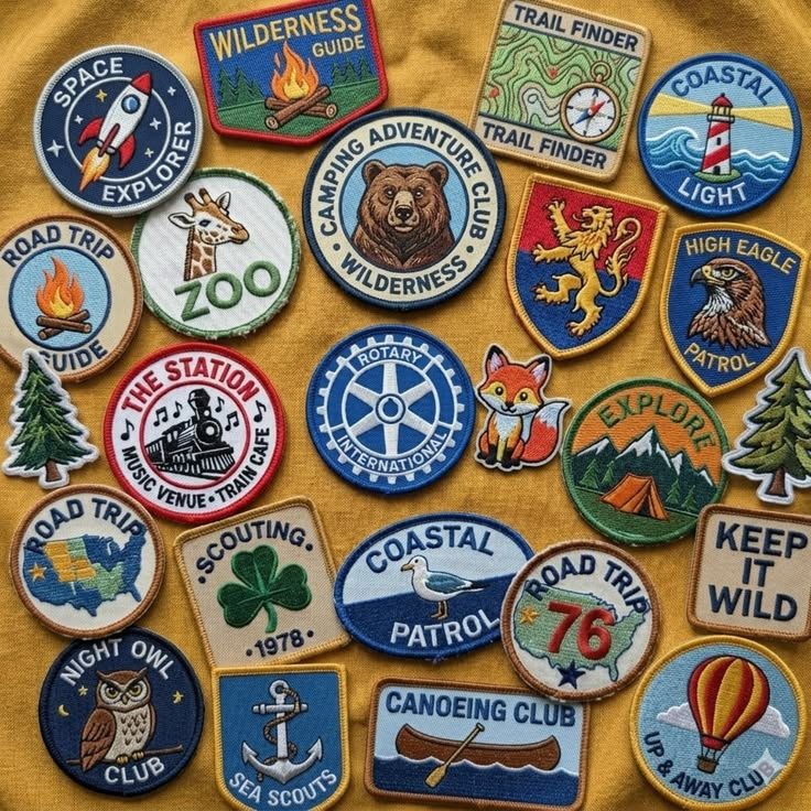 Custom woven patches made by Spirit Custom Store