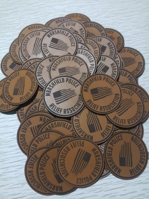 Leather debossed patch — Spirit Custom Store