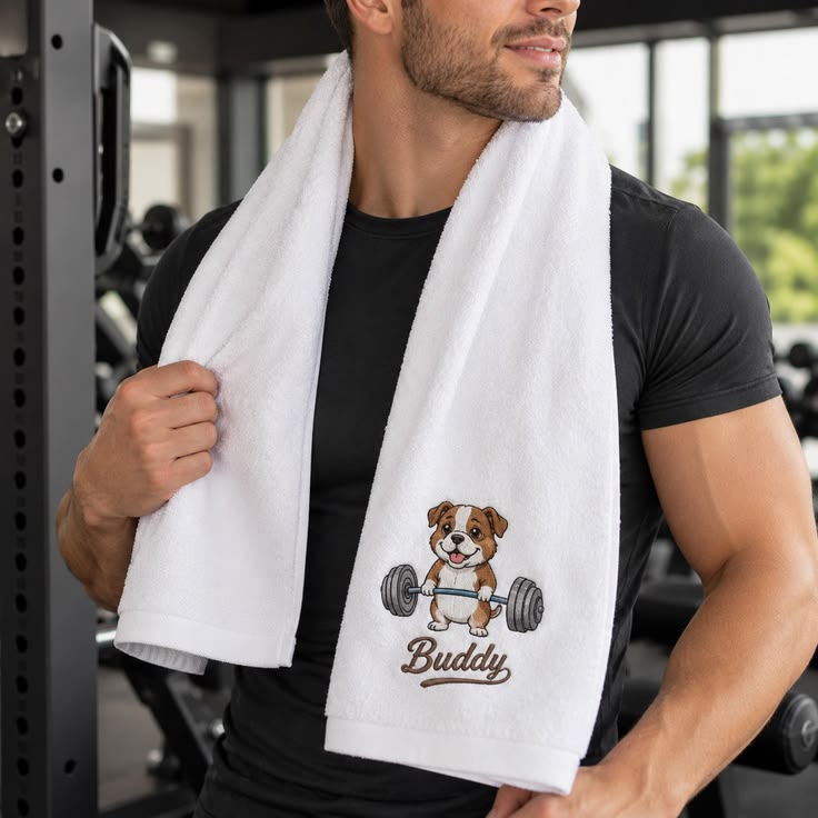 Towel & Sleeve Digitizing sample by Spirit Custom Store